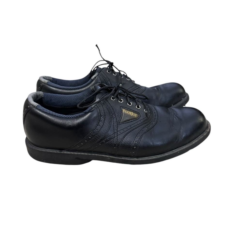 FootJoy Dry  I.C.E. Golf Shoes Men’s 9 Black Saddle Lace Up 59980
